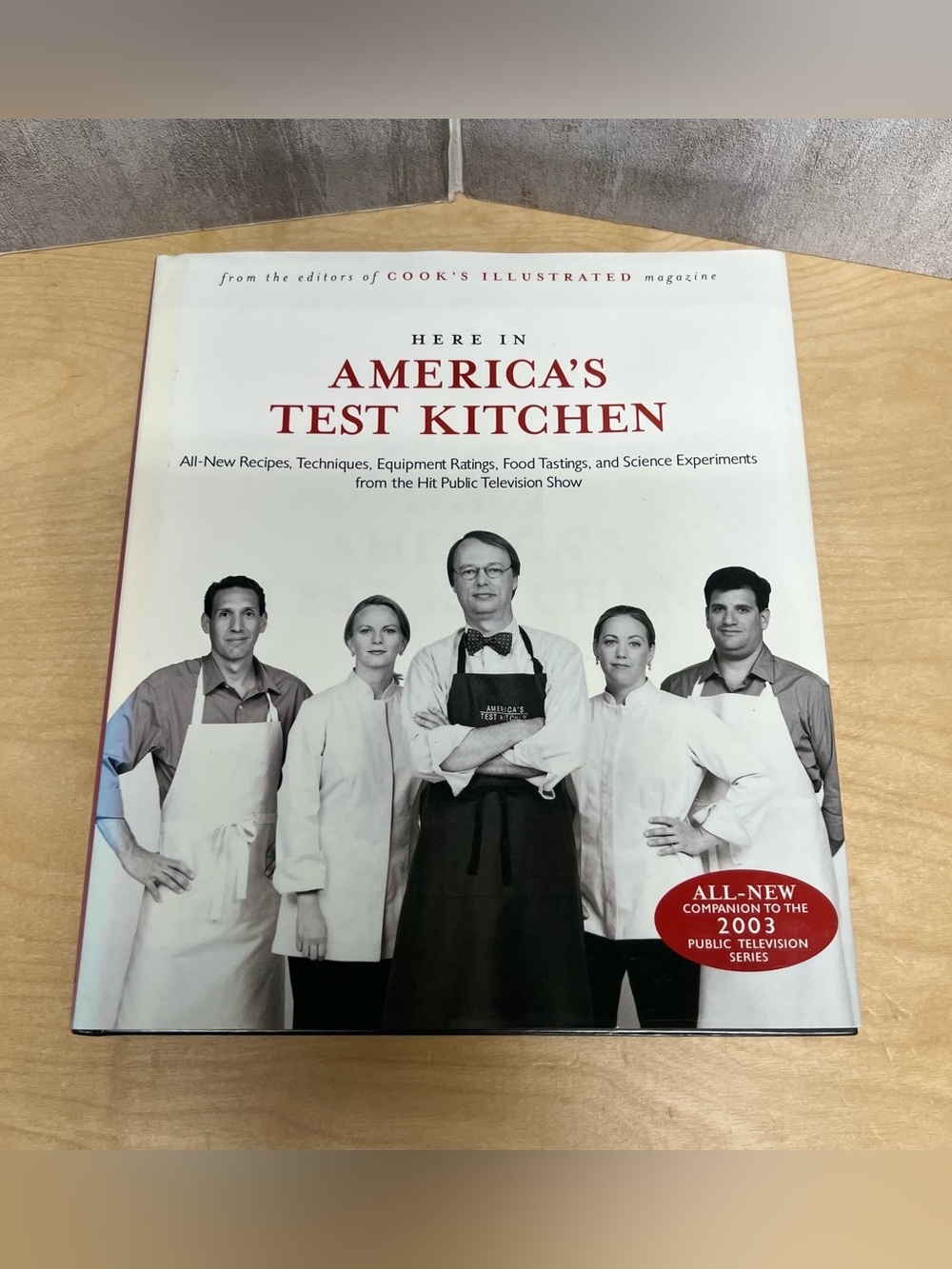 Here in America's Test Kitchen PBS Cookbook 2002 1st Edition Hardcover